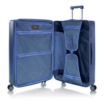 variant:46559063638208 Luxe Hardside 30" Large Checked Luggage Navy