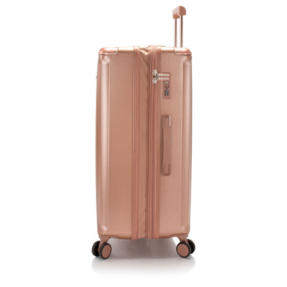 variant:43846571360448 Luxe Hardside 30" Large Checked Luggage Rose Gold