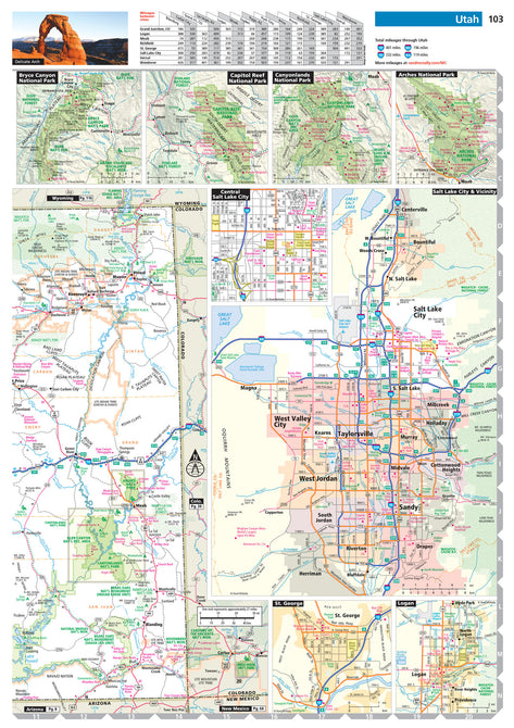 2023 Road Atlas & National Park Guide