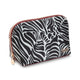 variant:41707518918701 SJ Lola Makeup Bag - Sahara Zebra