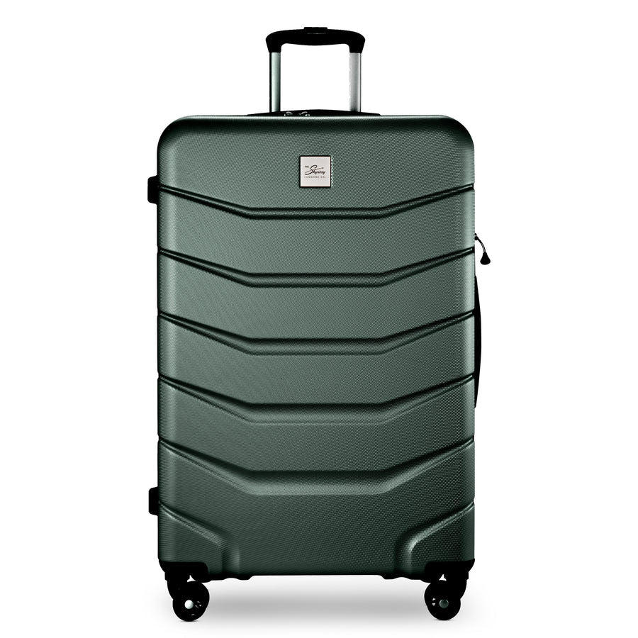 variant:66871299670061 Silverton Hardside Large Checked Expandable Luggage - Thyme