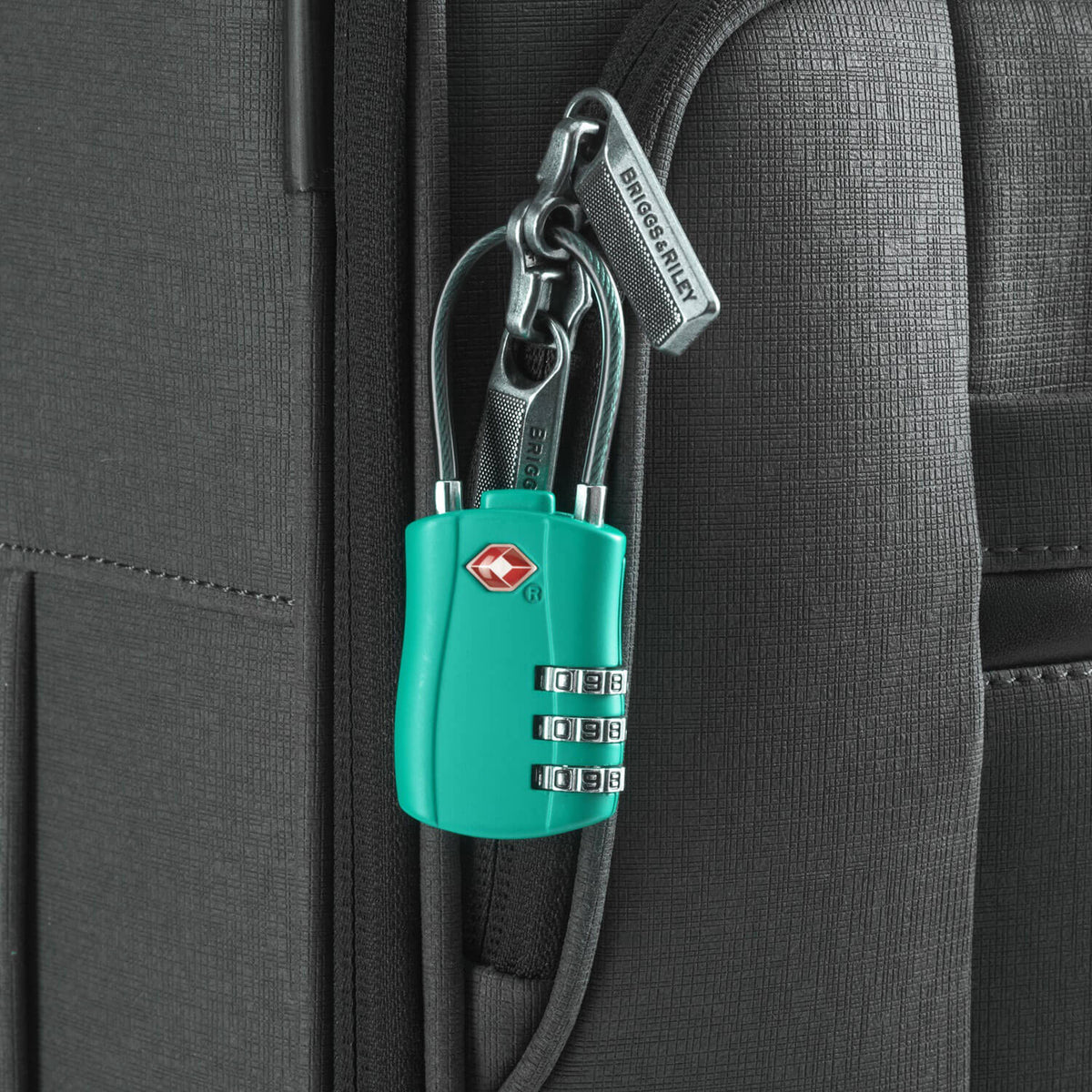 variant:42520111120429 TSA Accepted Combination Cable Lock - Teal
