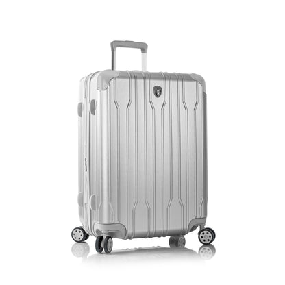 variant:46559604408512 Xtrak Hardside 26" Medium Checked Luggage silver