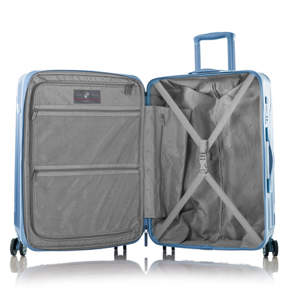 variant:43843093659840 Xtrak Hardside 26" Medium Checked Luggage Blue