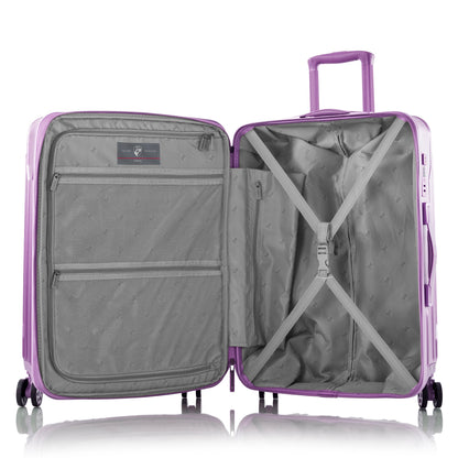 variant:43843093594304 Xtrak Hardside 26" Medium Checked Luggage lavender
