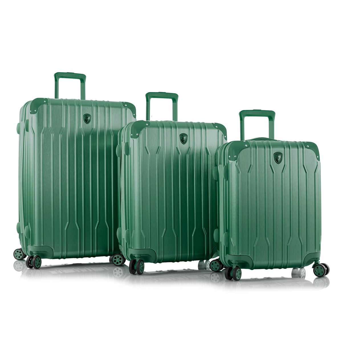 variant:46559512068288 Xtrak Hardside 21" Carry-On Luggage midnight green