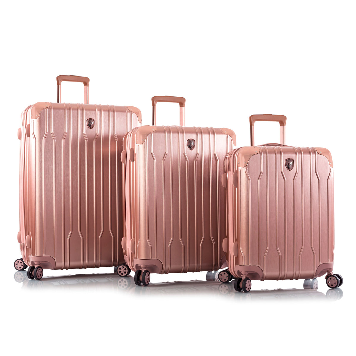 variant:46559512133824 Xtrak Hardside 21" Carry-On Luggage rose gold