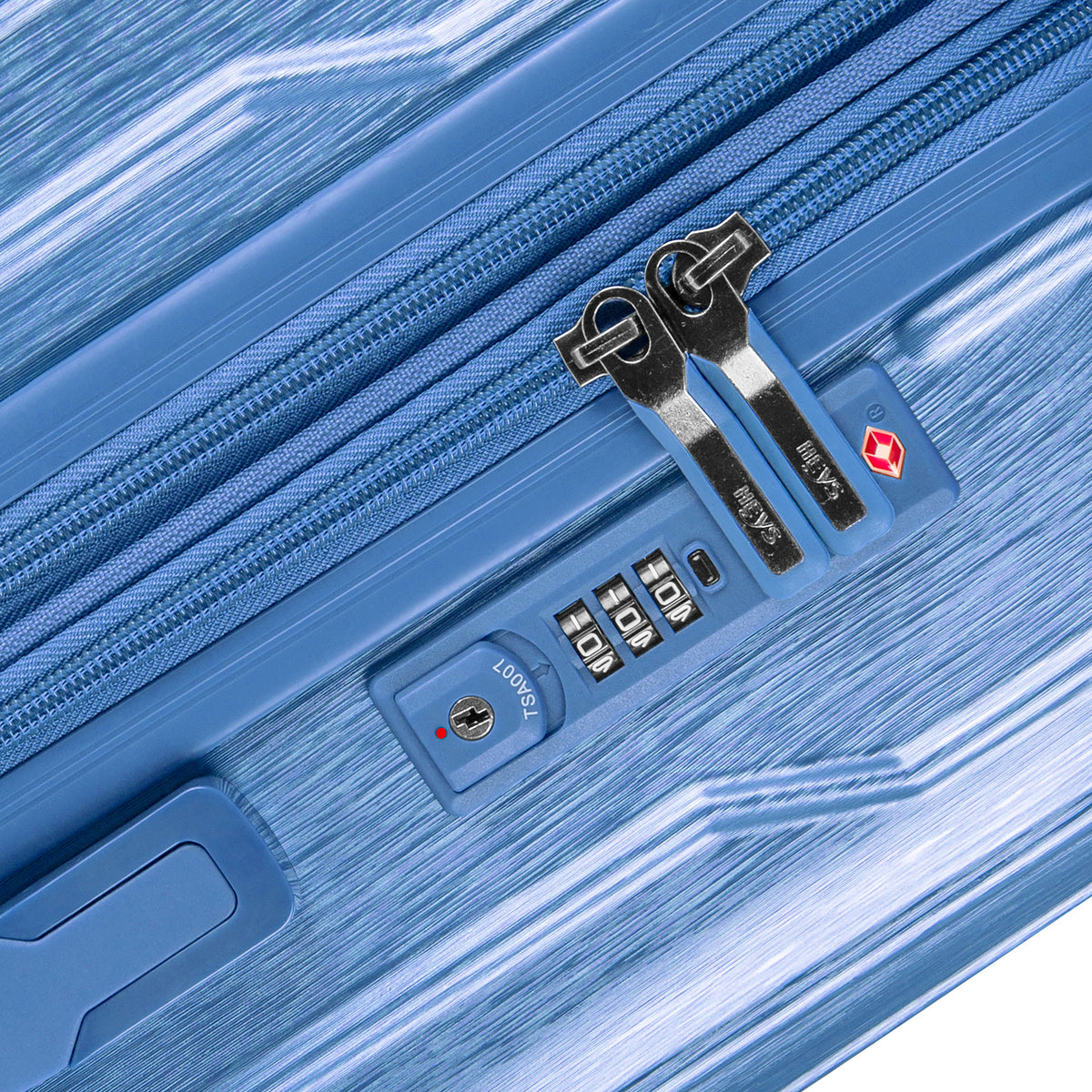 variant:43843078881472 Xtrak Hardside 21" Carry-On Luggage Icyblue