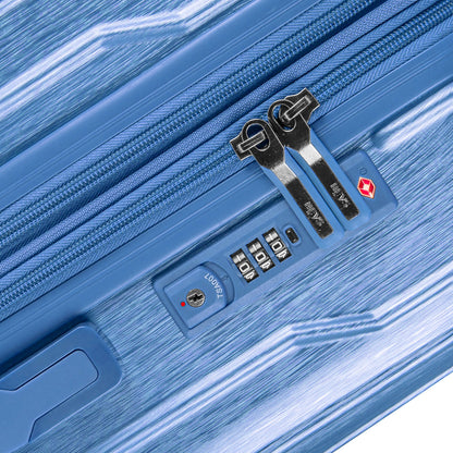 variant:43843078881472 Xtrak Hardside 21" Carry-On Luggage Icyblue