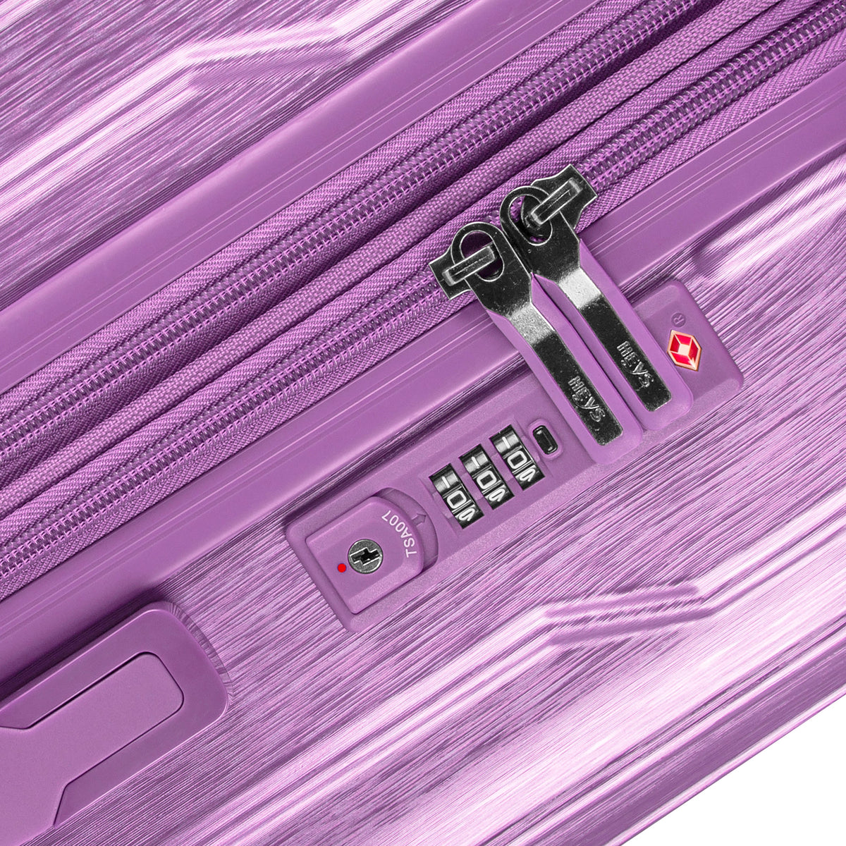 variant:43843093594304 Xtrak Hardside 26" Medium Checked Luggage lavender