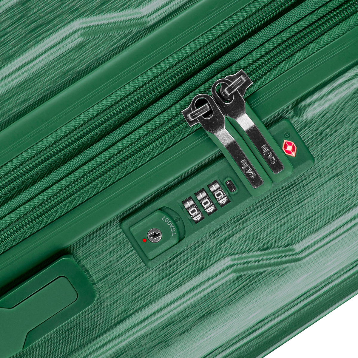 variant:46559512068288 Xtrak Hardside 21" Carry-On Luggage midnight green