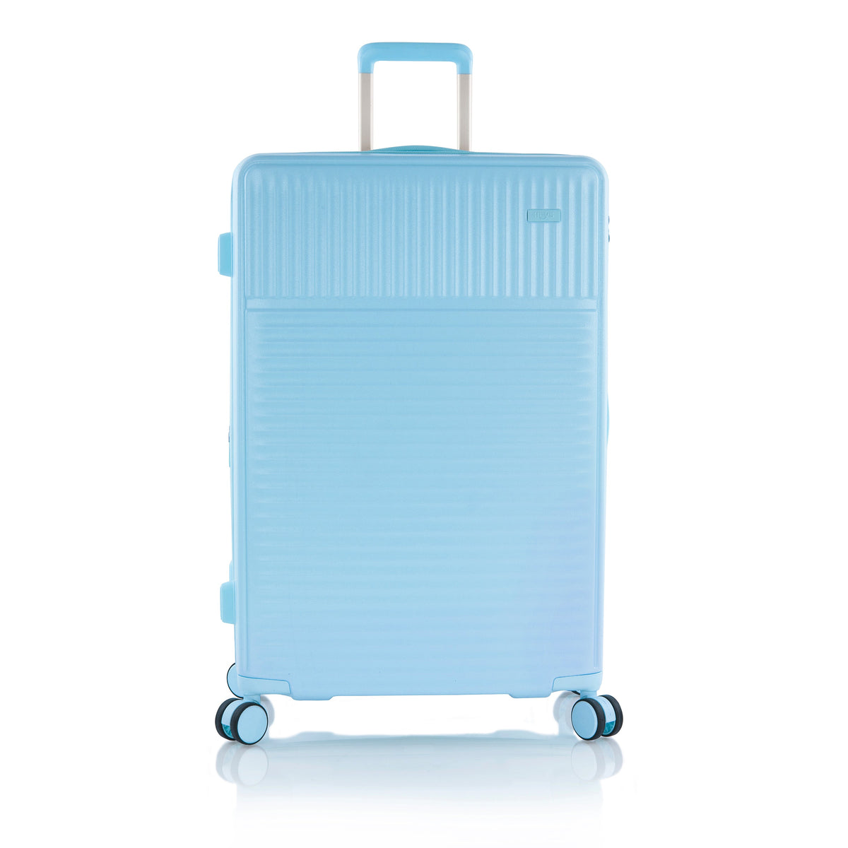 variant:43218880561344 Pastel Hardside  30" Large Checked Luggage Blue
