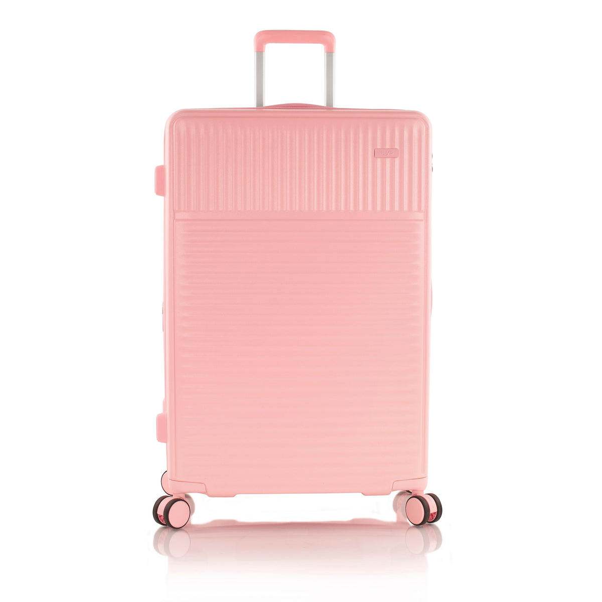 variant:43218880594112 Pastel Hardside  30" Large Checked Luggage Blush