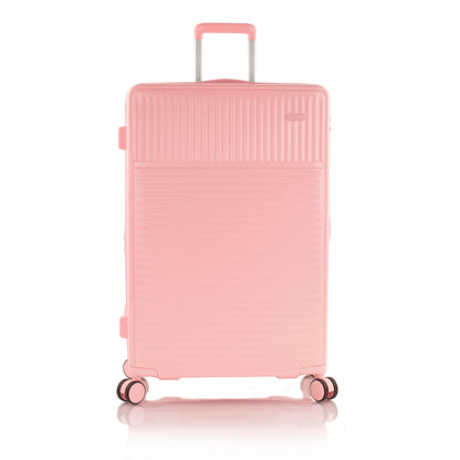 variant:43218880594112 Pastel Hardside  30" Large Checked Luggage Blush