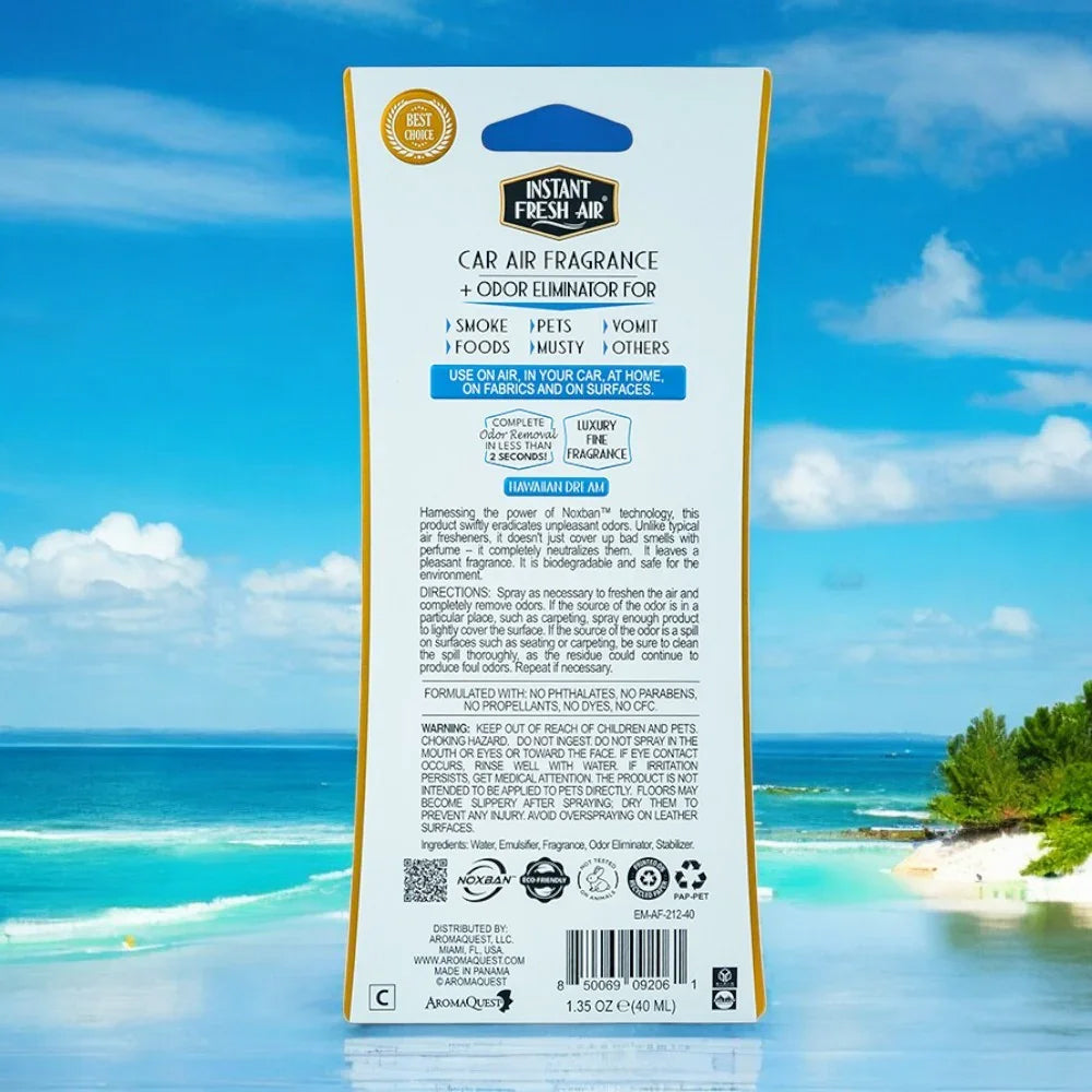 variant:66871724277805 Instant Fresh Air Car Air Fragrance - Hawaiian Dream