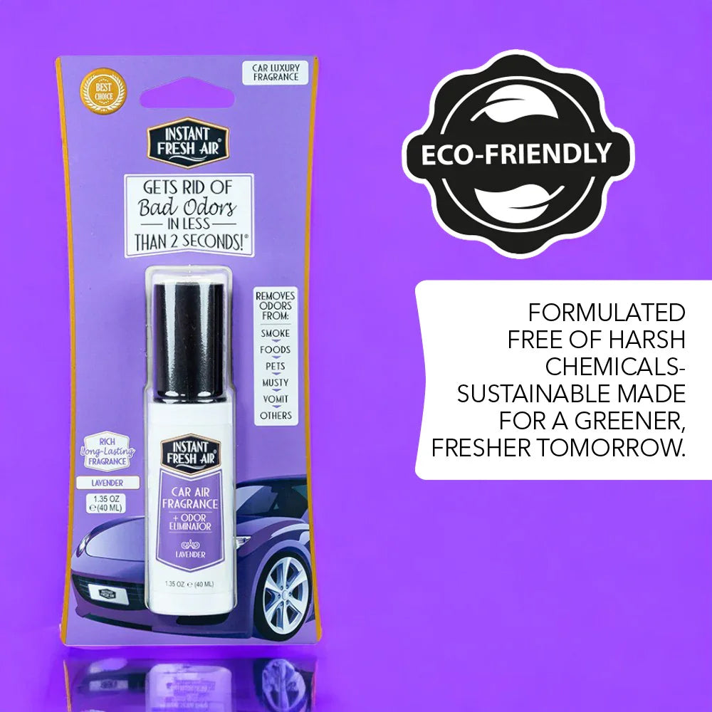 variant:66871724245037 Instant Fresh Air Car Air Fragrance - Lavender