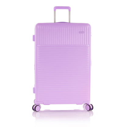 variant:43218880692416 Pastel Hardside  30" Large Checked Luggage Lavender