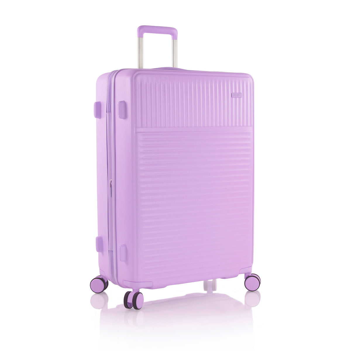 variant:43218880692416 Pastel Hardside  30" Large Checked Luggage Lavender
