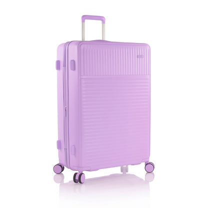 variant:43218880692416 Pastel Hardside  30" Large Checked Luggage Lavender