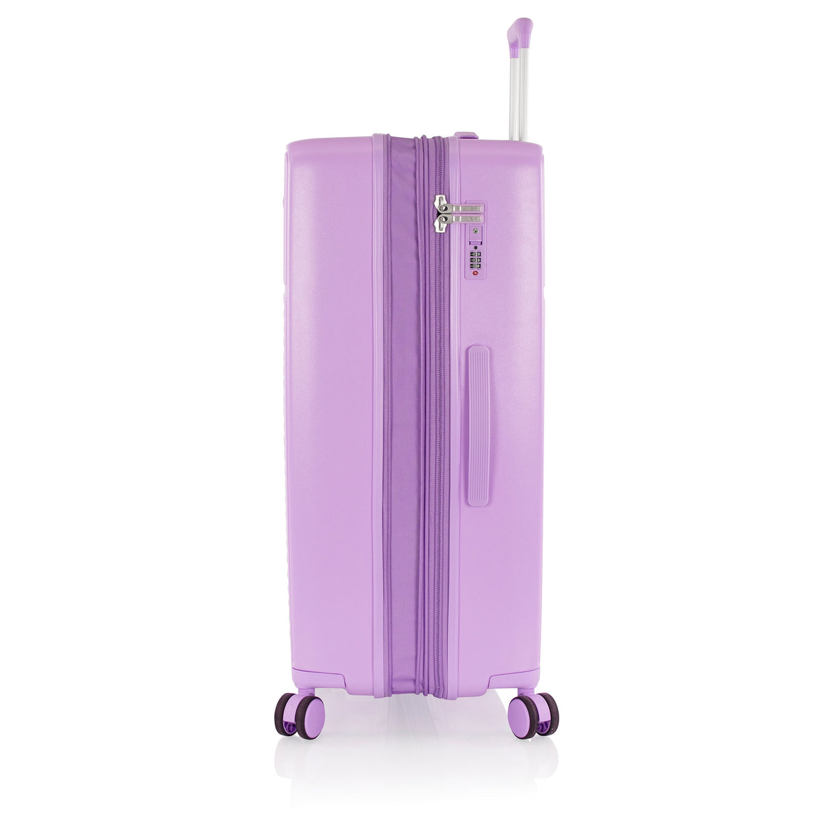 variant:43218880692416 Pastel Hardside  30" Large Checked Luggage Lavender