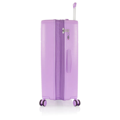 variant:43218880692416 Pastel Hardside  30" Large Checked Luggage Lavender