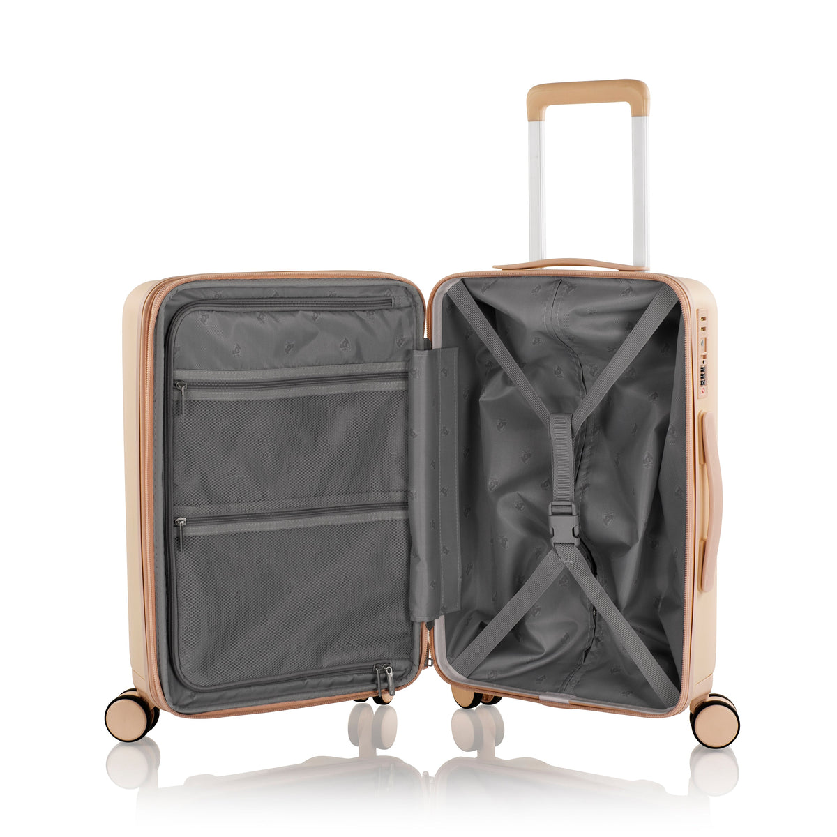 variant:46559124848832 Pastel Hardside 21" Carry-On Luggage Nude
