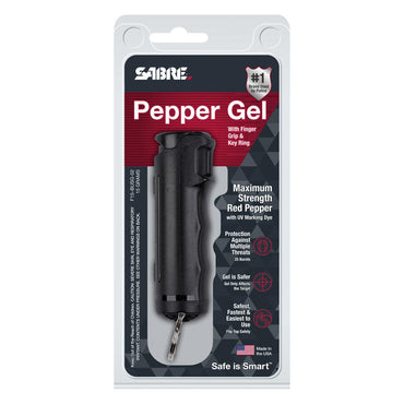 variant:42103194386477 Sabre Flip Top with Finger Grip Pepper Gel - Black