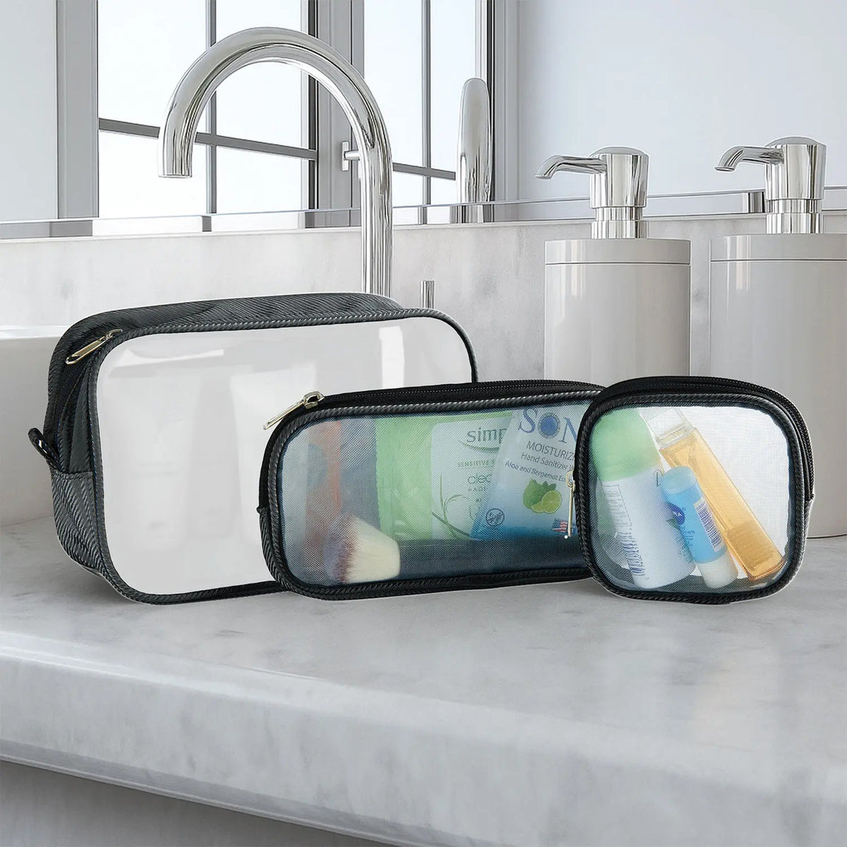 Drip & Dry Travel Cases – Set of 3