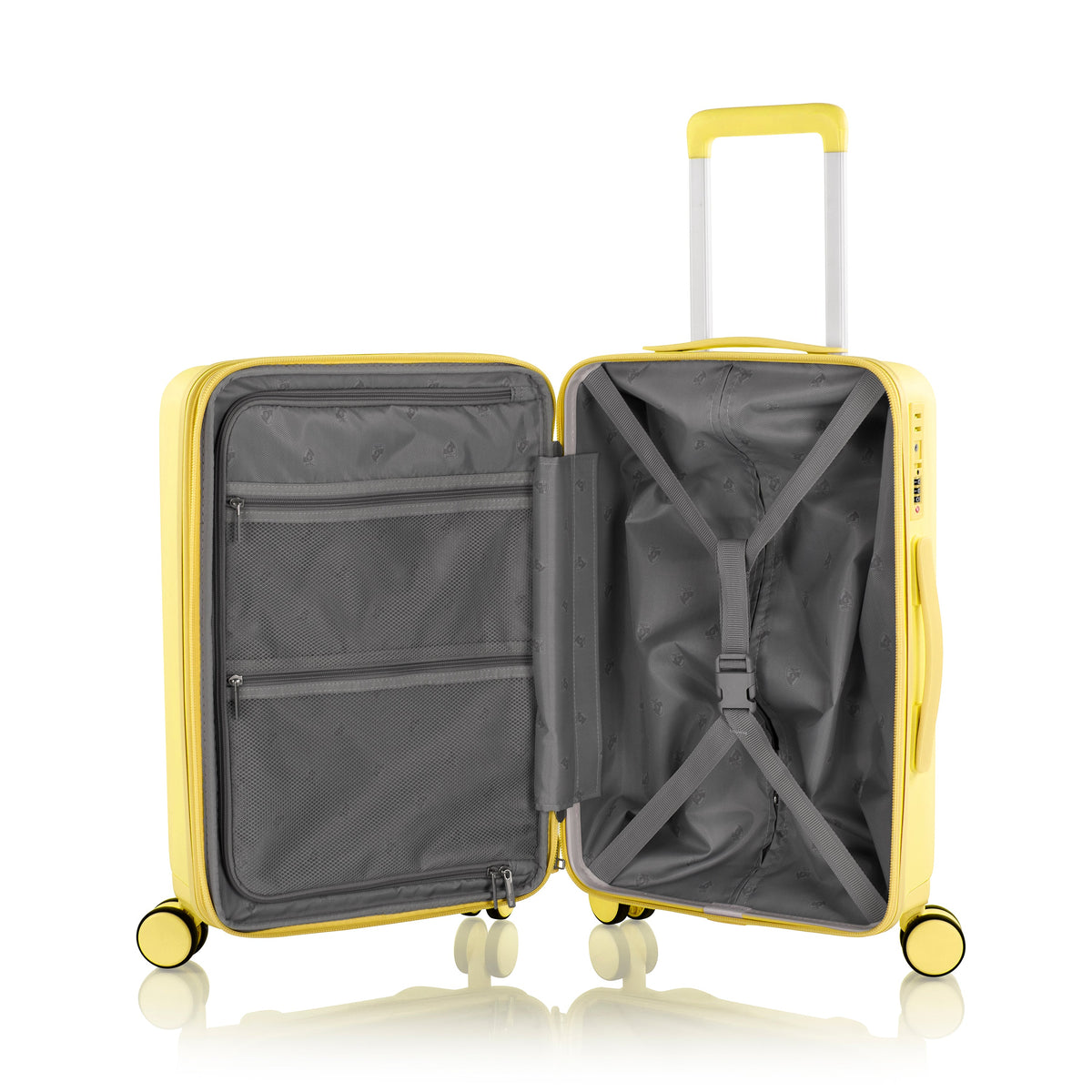 variant:43218754240704 Pastel Hardside 21" Carry-On Luggage Yellow