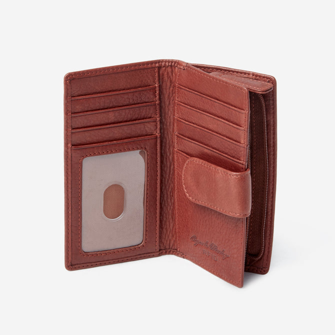 variant:41192524218413 osgoode marley rfid card case wallet - Brandy