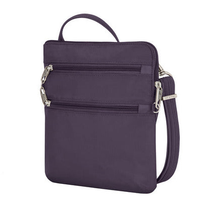 variant:41193719037997 travelon Slim Double Zip Crossbody - Purple