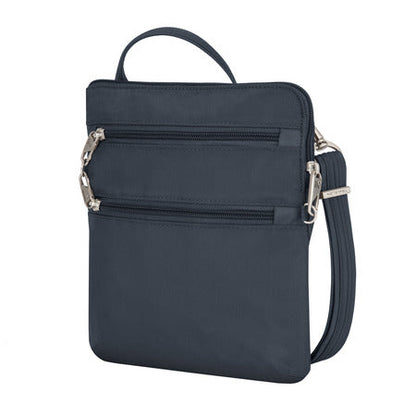 variant:41193719070765 travelon Slim Double Zip Crossbody - Midnight