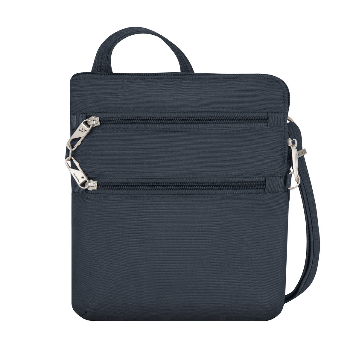 variant:41193719070765 travelon Slim Double Zip Crossbody - Midnight