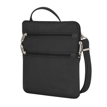 variant:41193719103533 travelon Slim Double Zip Crossbody - Black