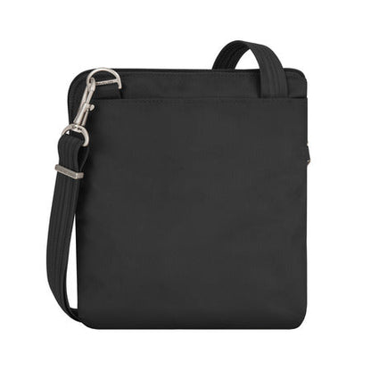 variant:41193719103533 travelon Slim Double Zip Crossbody - Black