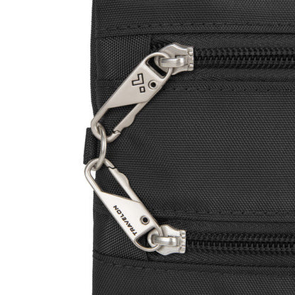 variant:41193719103533 travelon Slim Double Zip Crossbody - Black