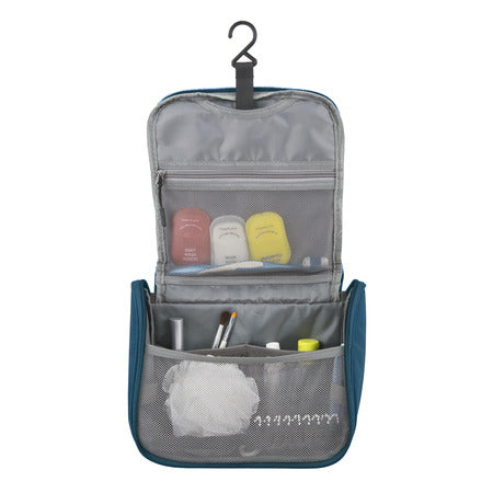 variant:42999671324864 travelon World Travel Essentials Hanging Toiletry Kit Peacock Teal 