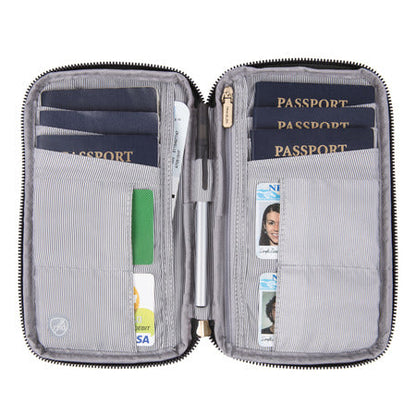 variant:41193727066157
travelon RFID Blocking Family Passport Zip Wallet - black