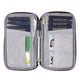 variant:41193727066157 travelon RFID Blocking Family Passport Zip Wallet - Black