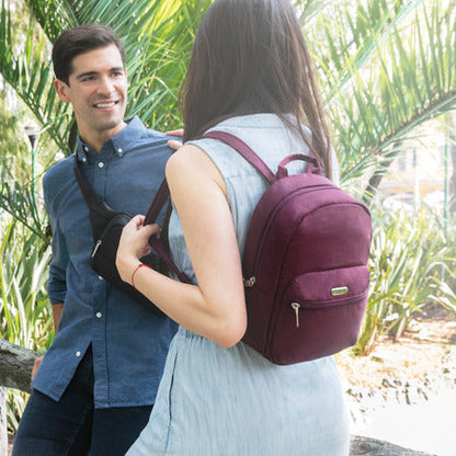 variant:41193742860333 travelon Small Backpack - Dark Bordeaux