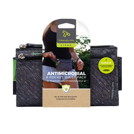 Clean Antimicrobial 6 Pocket Waistpack