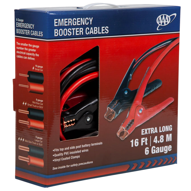 AAA Corporate Travel  AAA 16'/6G Booster Cables