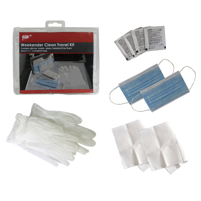 AAA Weekender Clean Travel PPE Kit - For Short Trips