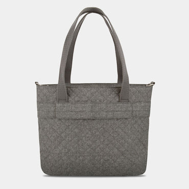 variant:42999523508416 Travelon - Anti-Theft Boho Tote - Gray Heather