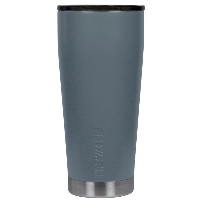 variant:40666873233453 FIFTY/FIFTY 20oz Insulated Tumbler with Slide Lid - Slate Grey