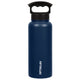 variant:40666872807469 Fifty/Fifty 34oz Insulated Bottle with Wide Mouth 3-Finger Lid - Navy
