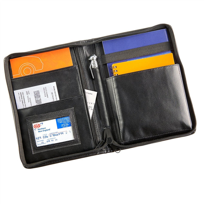 Glove Box Compartment Organizer Car Document Holder Owner Manual C - 5