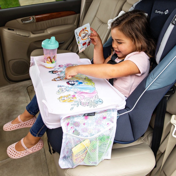 variant:40470097854509 J.L. Childress Disney Baby 3-IN-1 Travel Lap Tray & Tablet Holder for Kids - Princess