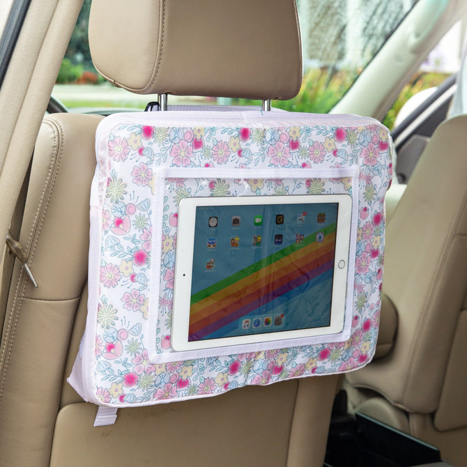 variant:40470097854509 J.L. Childress Disney Baby 3-IN-1 Travel Lap Tray & Tablet Holder for Kids - Princess