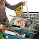 Lotus Trolley Bag - Set Of 4 Reusable Grocery Cart Bags - Earth Tone